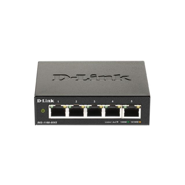 Суич D-Link 5-Port Gigabit Smart Managed Switch