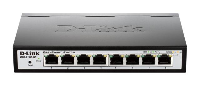 Суич D-Link 8-Port Gigabit Smart Switch