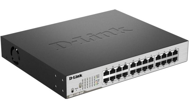 Суич D-Link 24-Port PoE Gigabit Smart Managed Switch