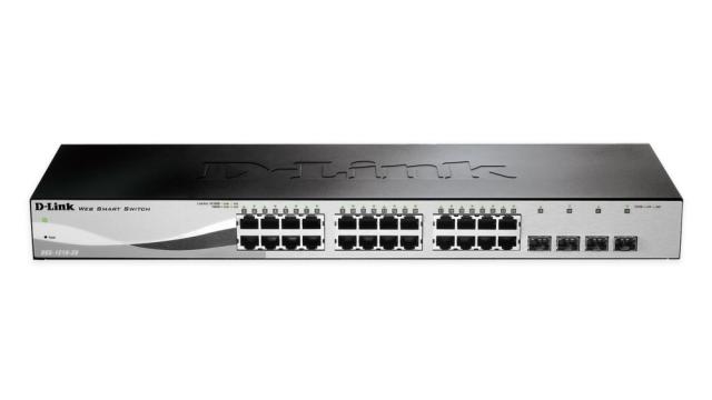 Суич D-Link 24 10/100/1000 Base-T port with 4 x 1000Base-T /SFP ports