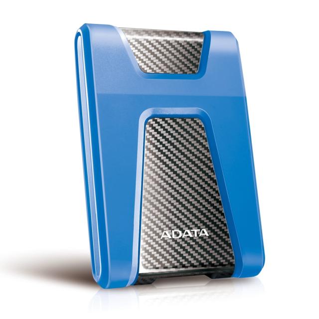 Твърд диск Adata 1TB , HD650 , USB 3.2 Gen 1, 2.5" Durable Lite - External Hard Drive Blue