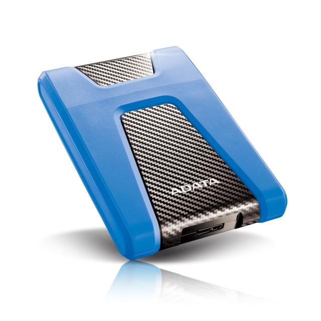 Твърд диск Adata 1TB , HD650 , USB 3.2 Gen 1, 2.5" Durable Lite - External Hard Drive Blue