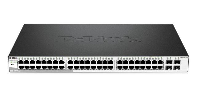 Комутатор D-Link 48 10/100/1000 Base-T port with 4 x 1000Base-T /SFP ports