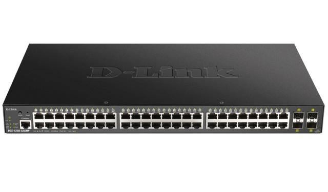 Комутатор D-Link 48-port Gigabit Smart Managed Switch with 4x 10G SFP+ ports, 370Watts