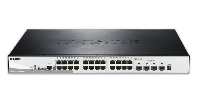 Комутатор D-Link 28-Port Gigabit Stackable POE Smart Managed Switch including 4 10G SFP+