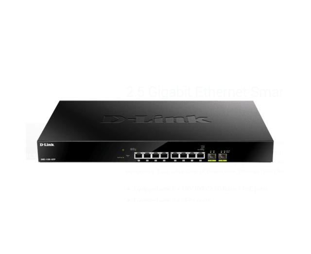 Комутатор D-Link 8-Port 2.5G BASE-T PoE and 2-port 10G SFP+ Smart Managed Switch