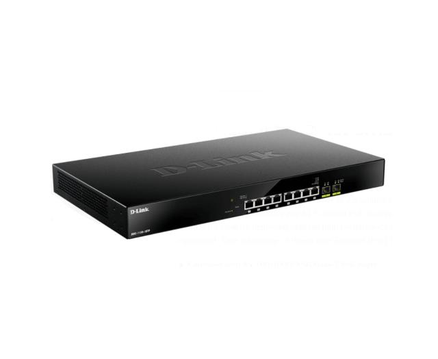 Комутатор D-Link 8-Port 2.5G BASE-T PoE and 2-port 10G SFP+ Smart Managed Switch