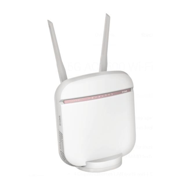 Рутер D-Link DWR-978, 5G, 2600Mbps, 2.4GHz (800 Mbps)/ 5GHz (1733 Mbps), Wireless AC, 4x LAN1000, 1x WAN1000