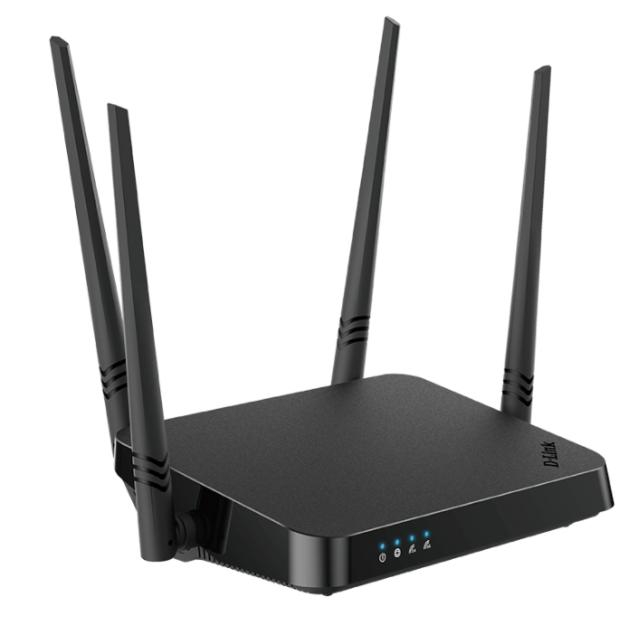 Рутер D-Link DIR-842 V2, 1200Mbps, 2.4GHz (300Mbps), 5GHz (867 Mbps), Wireless AC, 4x LAN1000, 1x WAN1000
