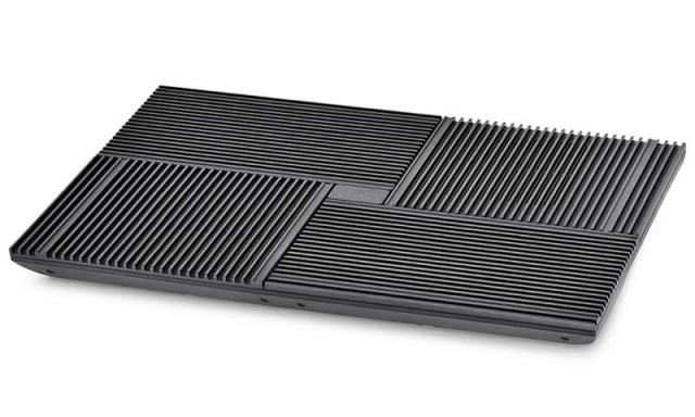 Охлаждаща поставка за лаптоп DeepCool Multi Core X8, за лаптопи до 17" (43.18 cm), 4 режима на работа, черна