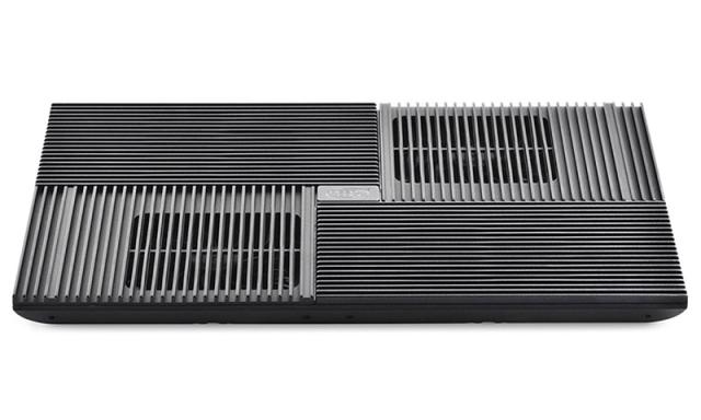 Охлаждаща поставка за лаптоп DeepCool Multi Core X8, за лаптопи до 17" (43.18 cm), 4 режима на работа, черна