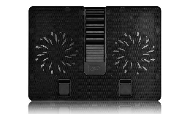 Охлаждаща поставка за лаптоп DeepCool U-PAL, за лаптопи до 15.6“ (39.6 cm), USB3.0, черна