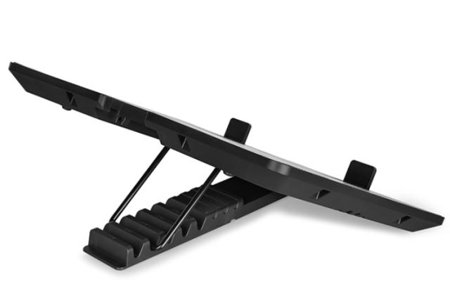 Охлаждаща поставка за лаптоп DeepCool U-PAL, за лаптопи до 15.6“ (39.6 cm), USB3.0, черна