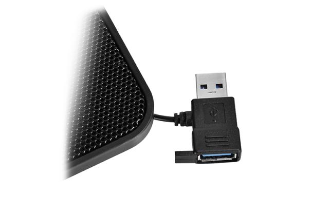 Охлаждаща поставка за лаптоп DeepCool U-PAL, за лаптопи до 15.6“ (39.6 cm), USB3.0, черна