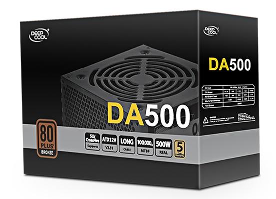 Захранване DeepCool DA500, 80 Plus Bronze