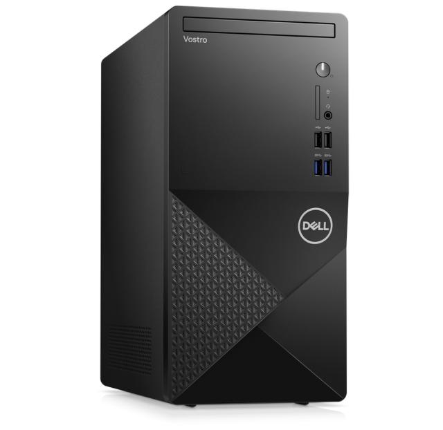 Настолен компютър Dell Vostro 3910 MT, Intel Core i3-12100 (12M Cache, up to 4.3GHz), 4GB, 4Gx1, DDR4, 3200MHz, 1TB 7200RPM 3.5" SATA, Intel UHD Graphics 730 , Wi-Fi 6, BT, Keyboard&Mouse, Ubuntu, 3Y BO