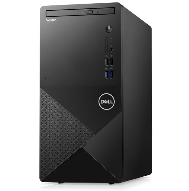 Настолен компютър Dell Vostro 3910 MT, Intel Core i3-12100 (12M Cache, up to 4.3GHz), 4GB, 4Gx1, DDR4, 3200MHz, 1TB 7200RPM 3.5" SATA, Intel UHD Graphics 730 , Wi-Fi 6, BT, Keyboard&Mouse, Ubuntu, 3Y BO