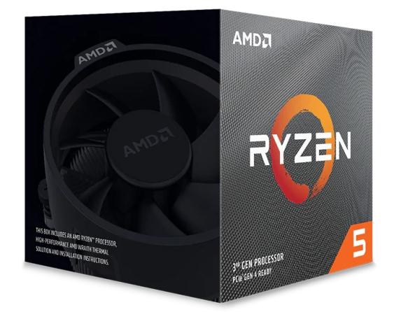 Процесор AMD Ryzen 5 3600XT (6-ядрен) 3.8/4.5 GHz, 32MB, AM4, BOX, с охлаждане