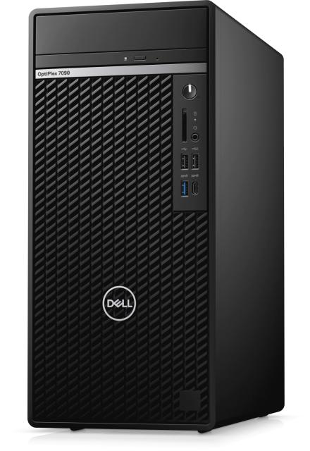 Настолен компютър Dell OptiPlex 7090 MT, Intel Core i7-11700 (16M Cache, up to 4.9 GHz), 8GB DDR4, 512GB SSD PCIe M.2, GeForce GTX1660 Super 6GB, DVD+/-RW, WIFI, Mouse&Keyboard, Win 11 Pro, 3Y Pro Support