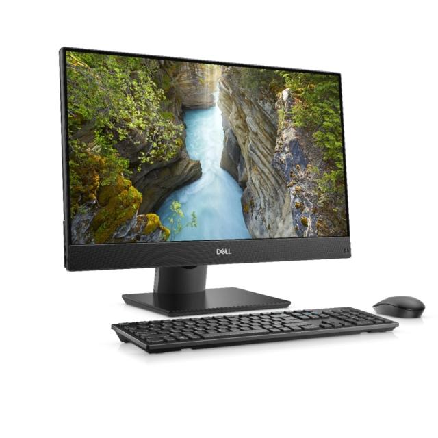 Настолен компютър - всичко в едно Dell Optiplex 5480 AIO, Intel Core i5-10500T (up to 3.80 GHz, 12M), 23.8" FHD (1920x1080) IPS AG, 8GB 2666MHz DDR4, 256GB SSD PCIe M.2, Integrated Graphics, Height Adjustable Stand, Cam and Mic, WiFi + BT, Kbd+Mouse,