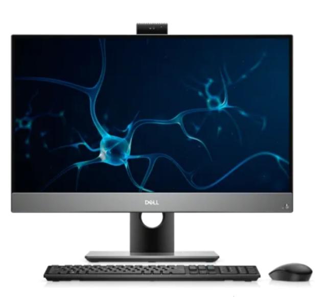 Настолен компютър - всичко в едно Dell OptiPlex 7780 AIO, Intel Core i7-10700 (16M Cache, up to 4.8 GHz), 27.0" FHD (1920x1080) IPS AntiGlare, 16GB DDR4, 512GB SSD PCIe M.2, GeForce GTX 1650, Adj Stand, Cam and Mic, WiFi + BT, Wireless Kbd and Mouse,