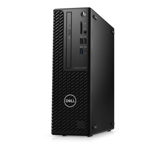 Работна станция Dell Precision 3450 SFF, Intel Core i5-11500 (2.7 GHz, 6C,12MB), 8GB DDR4, 256GB M.2 SSD, 1TB SATA, Radeon Pro WX 3200 4GB, Mouse&Keyboard, Windows 10 Pro, 3Yr Basic Onsite