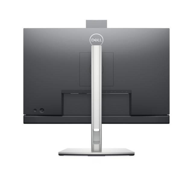 Монитор Dell C2422HE, 24" Video Conferencing Full HD AG, IPS, 16:9, 5ms, 1000:1, 250 cd/m2, (1920x1080), 5MP IR camera, 5W speakers, HDMI, DP, USB-C, USB 3.2, RJ-45,  Microphon, Height, Swivel, Tilt, Pivot, Black