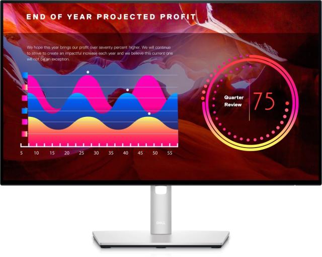 Монитор Dell U2422H, 23.8" IPS Anti-Glare, UltraSharp InfinityEdge, 5ms, 1000:1, 250 cd/m2, FullHD 1920x1080, 100% sRG, HDMI, DisplayPort, USB 3.2 Gen 2/USB-C hub, ComfortView Plus, Height Adjustable, Pivot, Swivel, Tilt, Black