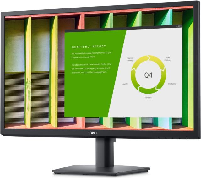 Монитор Dell E2422H, 23.8" Wide LED Anti-Glare, IPS Panel, 5ms, 1000:1, 250 cd/m2, 1920X1080 Full HD, ComfortView, VGA, Display Port, Tilt, Black