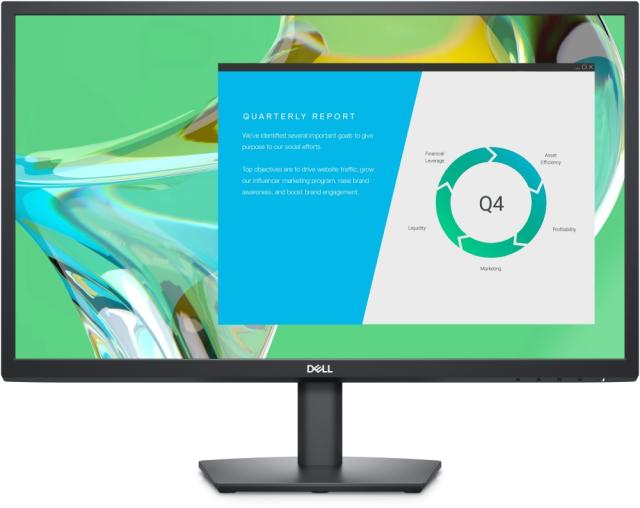 Монитор Dell E2422HN, 23.8" Wide LED Anti-Glare, IPS Panel, 5ms, 1000:1, 250 cd/m2, 1920X1080 Full HD, ComfortView, VGA, HDMI, Tilt, Black
