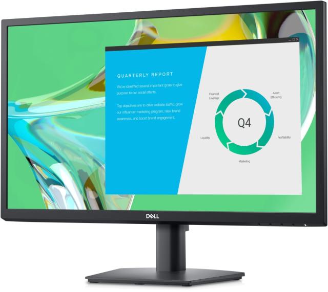 Монитор Dell E2422HN, 23.8" Wide LED Anti-Glare, IPS Panel, 5ms, 1000:1, 250 cd/m2, 1920X1080 Full HD, ComfortView, VGA, HDMI, Tilt, Black
