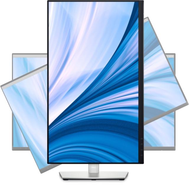 Монитор Dell C2423H, 23.8" Video Conferencing Full HD AG, IPS, 5ms, 1000:1, 250 cd/m2, (1920x1080), 99% sRGB, Pop-up webcam, 5W speakers, HDMI, DP, USB 3.2, Microphone, Height, Swivel, Tilt, Pivot, Black