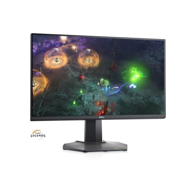 Монитор Dell S2522HG, 24.5" LED  Gaming, IPS AG, FullHD 1920x1080, sRGB 99%, NVIDIA G-SYNC Compatible, FreeSync Premium, 240Hz, 1ms GtG, 1000:1, 400 cd/m2, USB 3.2  (5Gbps), HDMI, DisplayPort, VRR, Height Adjustable, Tilt, Black
