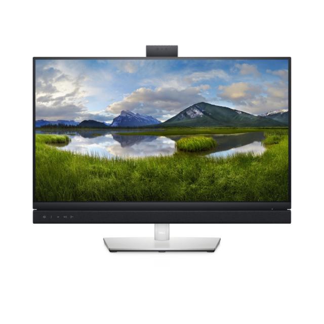 Монитор Dell C2722DE, 27" Video Conferencing QHD AG, IPS, 16:9, 5ms, 1000:1, 350 cd/m2, (2560x1440), 5MP IR camera, 5W speakers, HDMI, DP, USB-C, USB 3.2, RJ-45,  Microphon, Height, Swivel, Tilt, Pivot, Black
