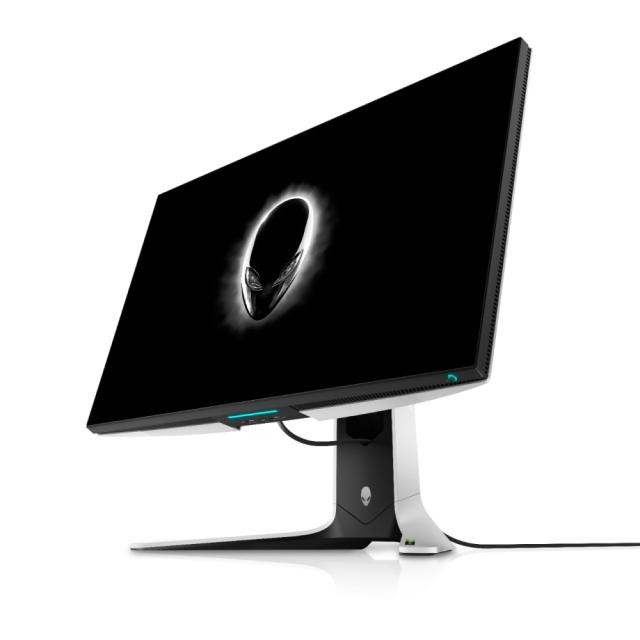 Монитор Dell Alienware AW2721D, 27" LED Anti-Glare, IPS, 1ms GtG, AMD FreeSync Premium, G-Sync, 1000:1, 600cd/m2, 2560x1440 QHD at 240Hz, HDR 600, NVIDIA G-SYNC, HDMI, DP, USB 3.0 Hub, Height Adjustable, Pivot, Swivel, Tilt, Lunar Light