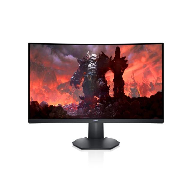 Монитор Dell S2722DGM, 27" Curved Gaming LED Anti-Glare, VA, 1ms (MPRT), 3000:1, 350 cd/m2, 2560x1440, 165Hz, 99% sRGB, AMD FreeSync, HDMI, DP, Downlight, Height Adjustable, Tilt, Black