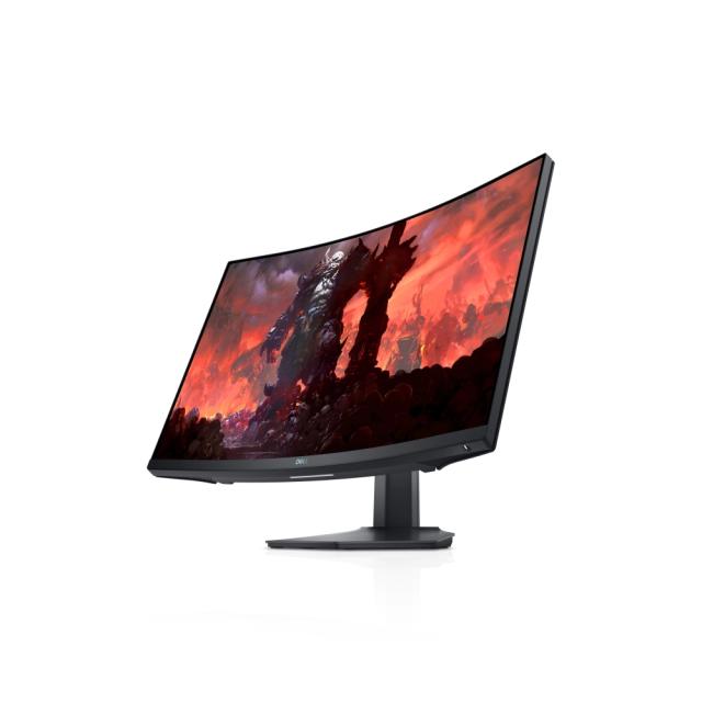 Монитор Dell S2722DGM, 27" Curved Gaming LED Anti-Glare, VA, 1ms (MPRT), 3000:1, 350 cd/m2, 2560x1440, 165Hz, 99% sRGB, AMD FreeSync, HDMI, DP, Downlight, Height Adjustable, Tilt, Black