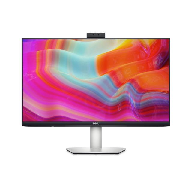 Монитор Dell S2722DZ, 27" Video Conferencing AG, IPS, 4ms, 1000:1, 350 cd/m2, QHD (2560x1440), 5MP IR pop-up camera, 2x5W speakers, AMD FreeSync, HDMI, DP, USB 3.2, USB-C, Microphon, Height, Pivot, Swivel, Tilt, Black