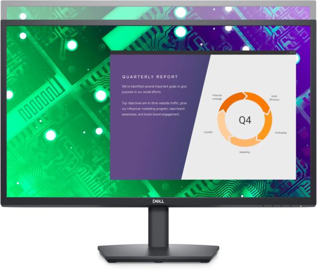 Монитор Dell E2722HS, 27" Wide LED Anti-Glare, IPS, 5ms, 1000:1, 300 cd/m2, 1920x1080 Full HD , HDMI, VGA, DisplayPort, ComfortView, Speakers, Height adjustable, Tilt, Black