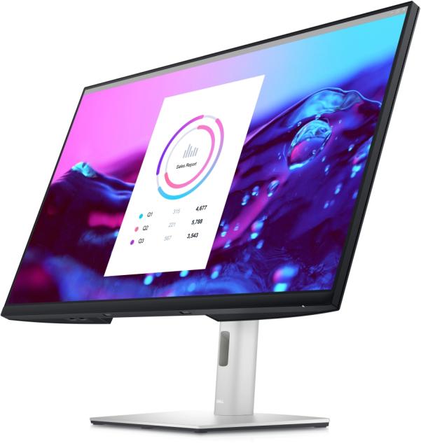 Монитор Dell P3222QE, 31.5" Wide LED Anti-Glare, IPS Panel, 5ms, 1000:1, 350 cd/m2, 4K 3840x2160, 99% Srgb, HDMI, DP, USB Type-C, USB 5 Gbps, RJ45, ComfortView Plus, Height Adjustable, Pivot, Swivel, Tilt, Black