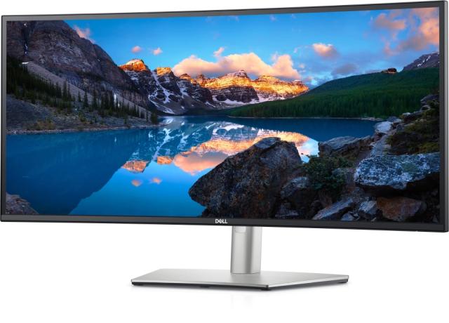 Монитор Dell U3421W, 34" IPS Anti-Glare, UltraSharp Curved, 21:9, 5ms, 1000:1, 300 cd/m2, WQHD 3440x1440, sRGB, 99%, HDMI, DP, USB 3.2 Hub, USB-C Hub, RJ45, Auto KVM, PiP, PbP, ComfortView, Height Adjustable, Swivel, Tilt, platinum silver finish
