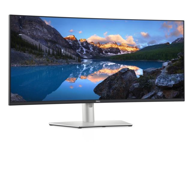 Монитор Dell U3821DW, 37.5'' UltraSharp Curved WQHD+  AG, IPS, 21:9, 5ms, 1000:1, 300 cd/m2, (3840x1600), HDMI, DP, USB-C Hub, USB 3.2, RJ45, Height Adjustable, Swivel, Tilt, Black