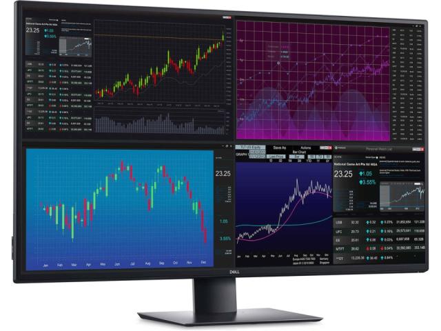Монитор Dell U4320Q, 42.5" 4K UltraSharp AG, IPS, 5ms, 1000:1, 350 cd/m2, (3840x2160), 99% sRGB, HDMI, DP, USB 3.1, USB-C, Height Adjustable, Swivel, Tilt, Black