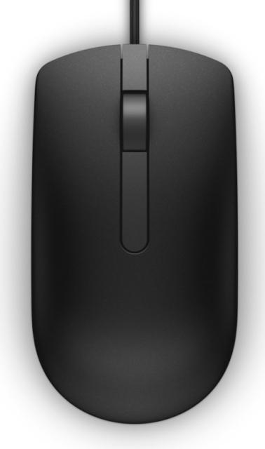 Мишка Dell MS116, оптична (1000dpi), Retail, USB, черна