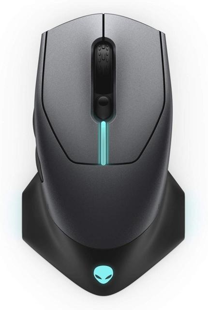 Мишка Dell Alienware 610M, оптична (16000 dpi), Wireless, безжична/жична, USB, черна