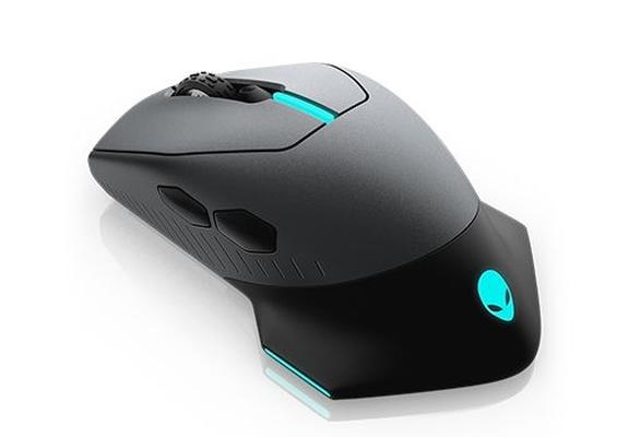 Мишка Dell Alienware 610M, оптична (16000 dpi), Wireless, безжична/жична, USB, черна