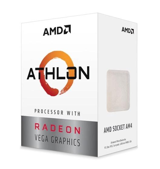 Процесор AMD Athlon 3000G (3.5GHz,5MB,35W,AM4) tray, with Radeon Vega 3 Graphics