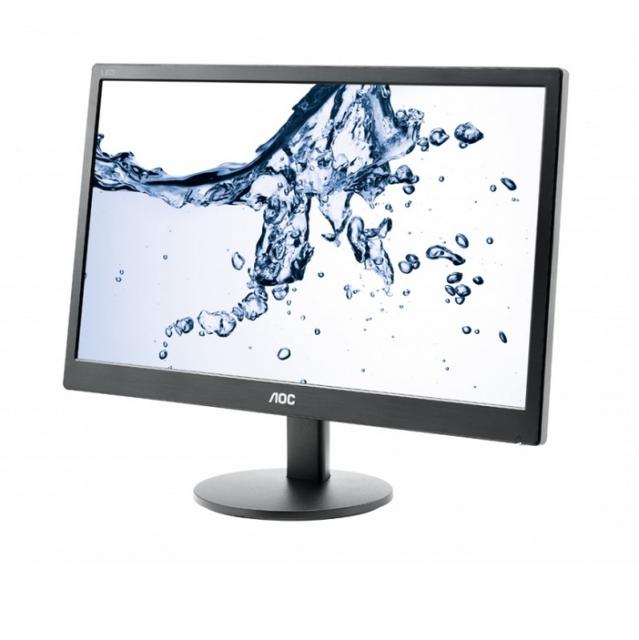 Монитор AOC E970SWN, 18.5" Wide TN LED, 5ms, 20M:1 DCR, 200 cd/m2, 1366x768 HD, Black