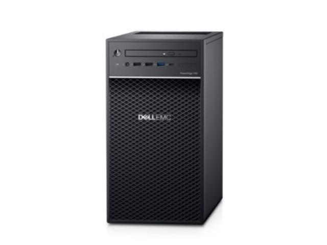 Сървър Dell EMC PowerEdge T40, Intel Xeon E-2224G (3.5GHz, up to 4.7GHz, 4C/4T, 8MB), 8GB 2666MT/s DDR4 ECC UDIMM, 1TB 7.2K RPM SATA HDD, up to 3 Hard Drives, No RAID with Embedded SATA, DVD+/-RW, 3Y NBD