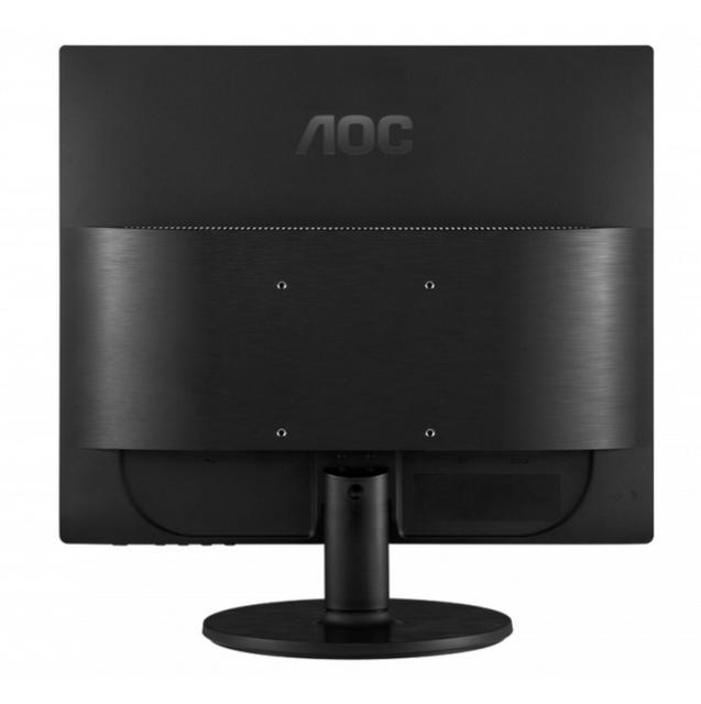Монитор AOC I960SRDA, 19" IPS LED, 5ms, 20M:1 DCR, 250 cd/m2, 1280x1024, DVI, Speaker, Black